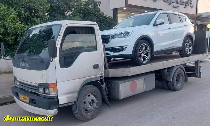 هزینه جرثقیل حمل خودرو چمستان